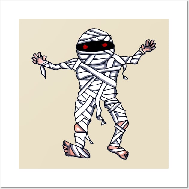 Mummy Design Coming for You! Wall Art by pitstopart